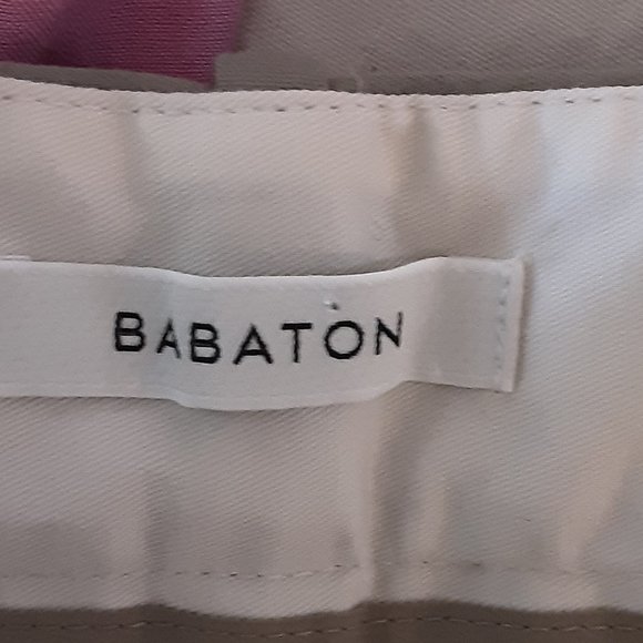 Aritzia Babaton Tan Beige Mid-Rise Side Zip Pants Size 10 - Picture 11 of 14